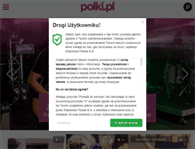 Tablet Screenshot of polki.pl